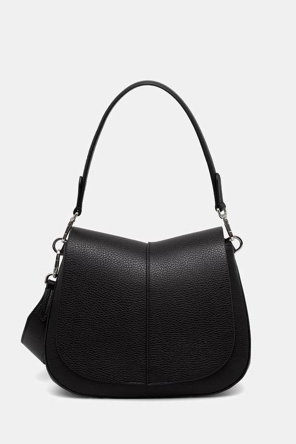 Сумка кросс-боди женская кожаная Gianni Chiarini HELENA ROUND цвет черный