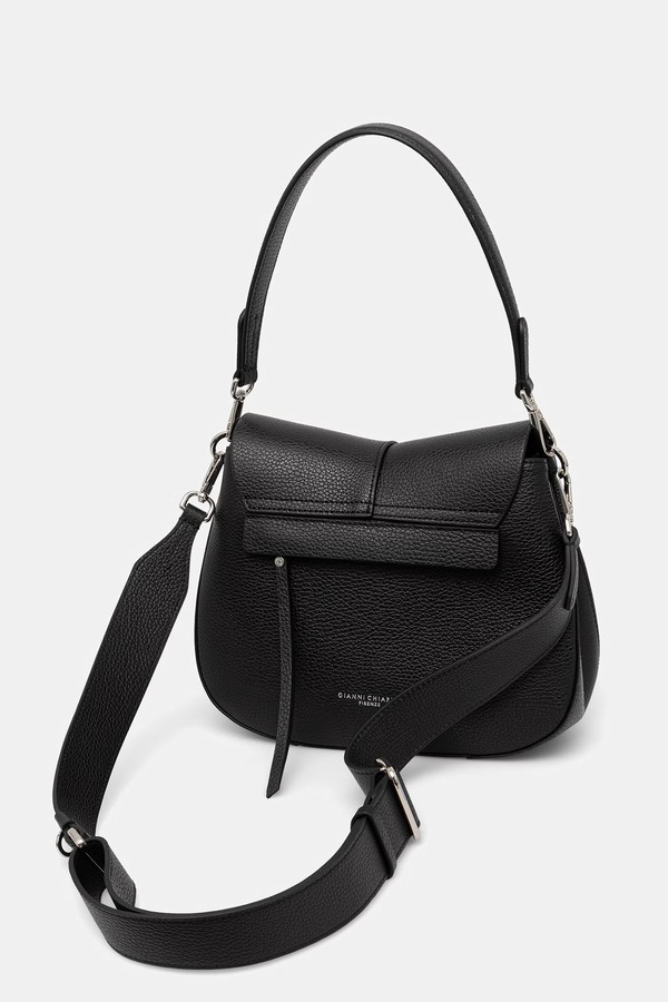 Сумка крос-боді жіноча шкіряна Gianni Chiarini HELENA ROUND колір чорний фото 2