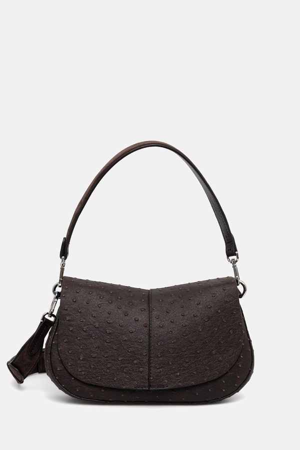 Сумочка женская кожаная Gianni Chiarini HELENA ROUND цвет коричневый