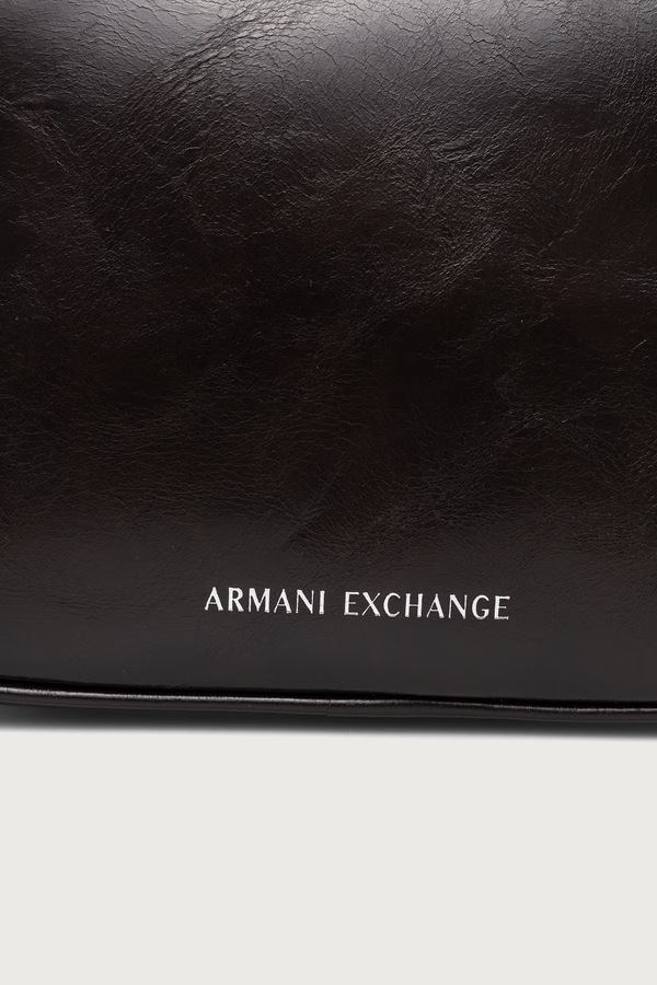 Сумка крос-боді жіноча зі штучної шкіри Armani Exchange колір коричневий фото 4