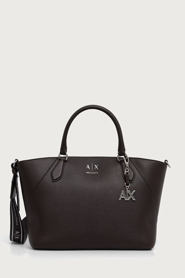 Сумка кросс-боди женская из искусственной кожи Armani Exchange цвет коричневый