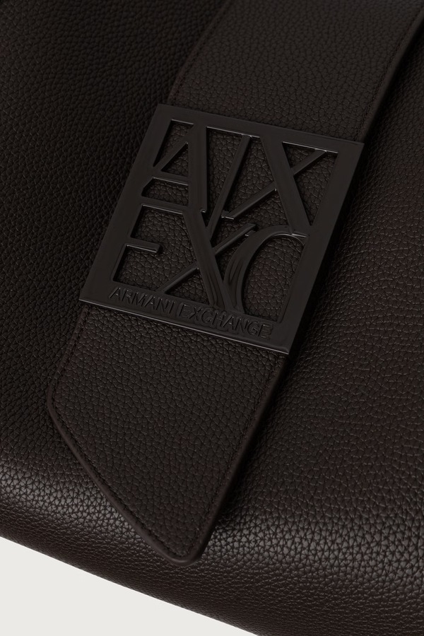 Сумочка жіноча зі штучної шкіри Armani Exchange колір коричневий фото 4