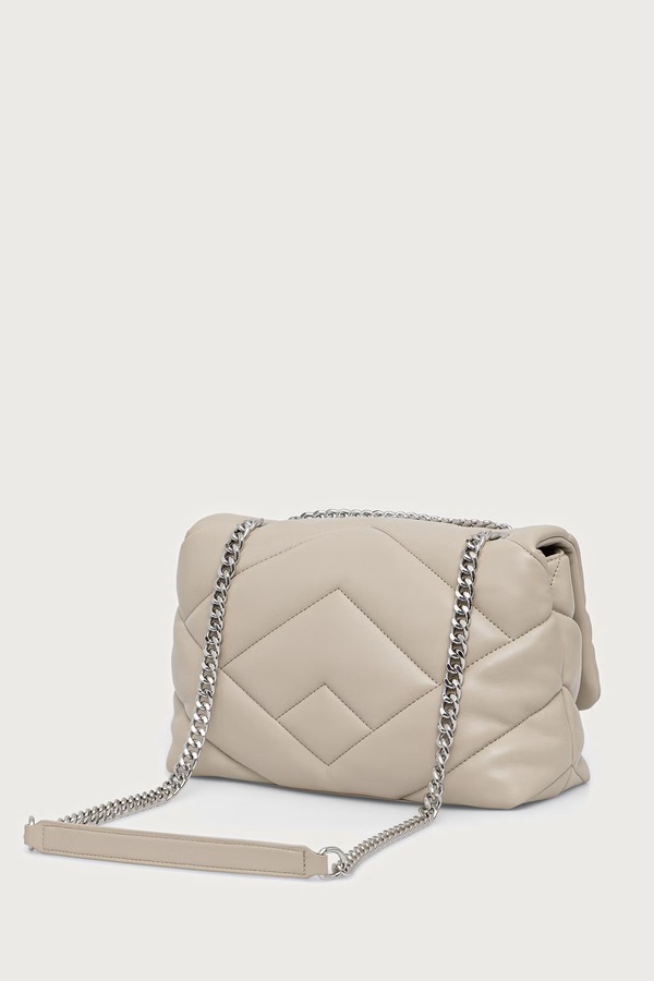 Сумка кросс-боди женская из искусственной кожи Armani Exchange цвет бежевый фото 2