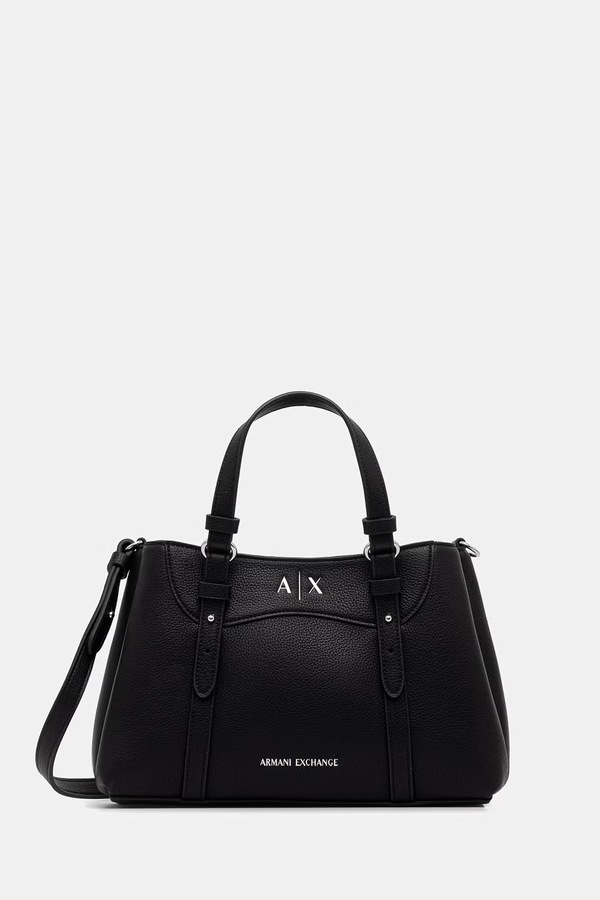 Сумка кросс-боди женская из искусственной кожи Armani Exchange цвет черный