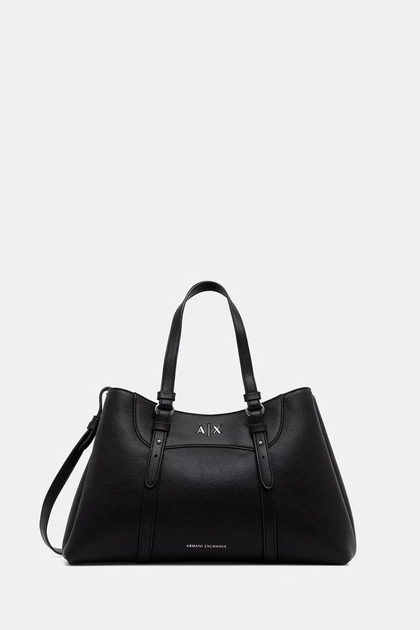 Сумочка женская из искусственной кожи Armani Exchange цвет черный