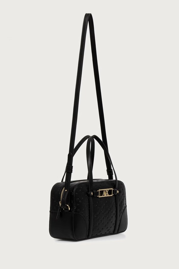 Сумочка женская из искусственной кожи Armani Exchange цвет черный