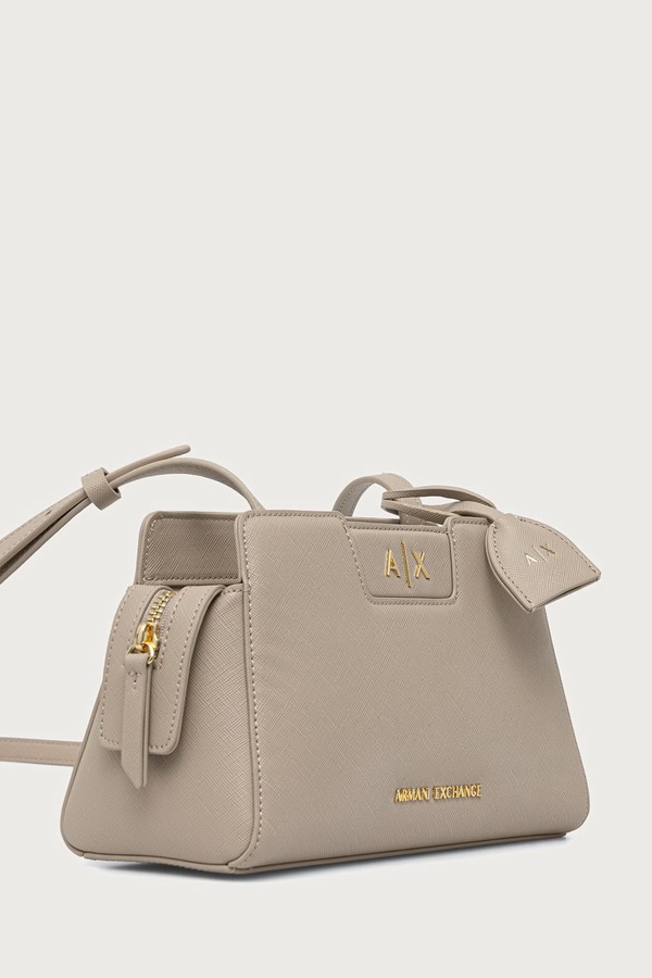 Сумка кросс-боди женская Armani Exchange цвет бежевый