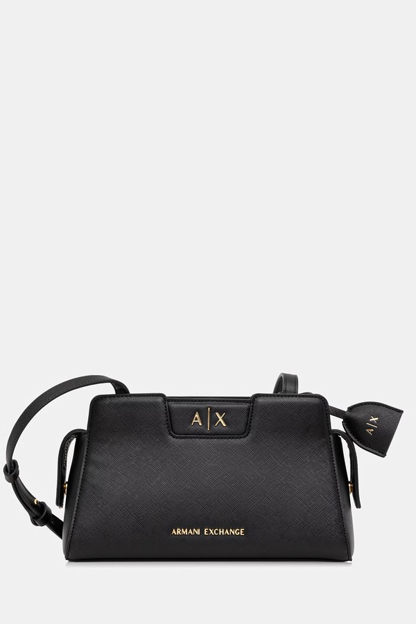 Сумка крос-боді жіноча Armani Exchange колір чорний