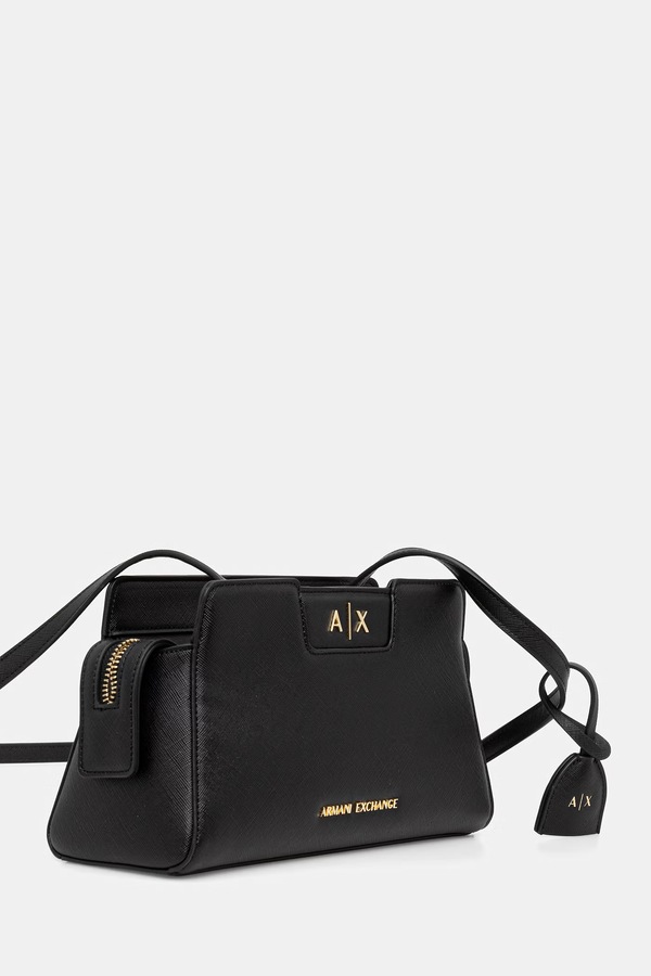 Сумка крос-боді жіноча Armani Exchange колір чорний