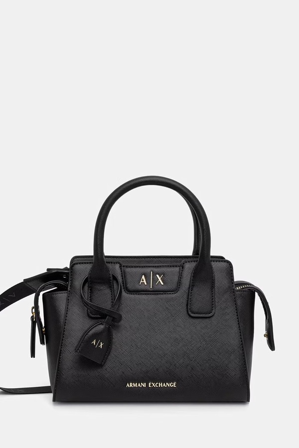 Сумка крос-боді жіноча Armani Exchange колір чорний