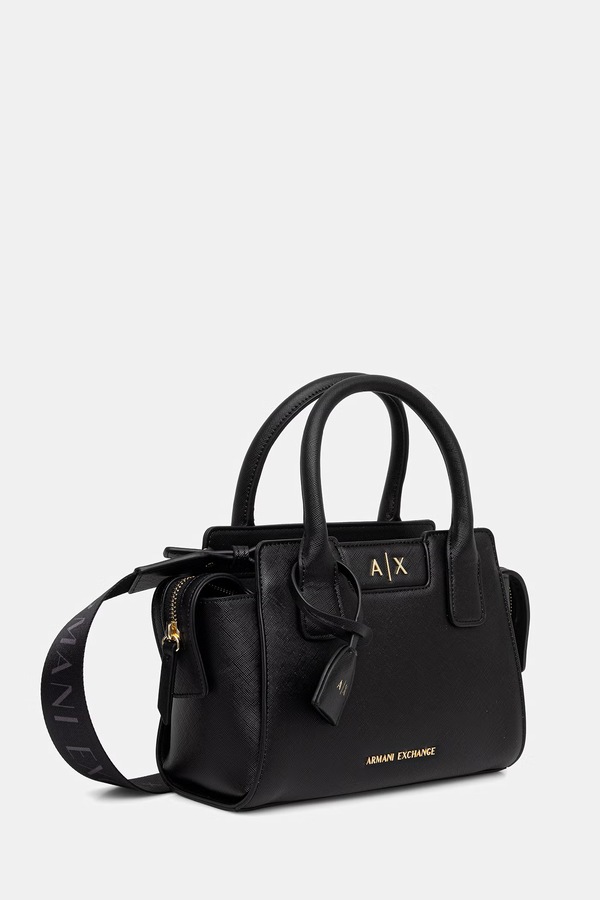Сумка крос-боді жіноча Armani Exchange колір чорний
