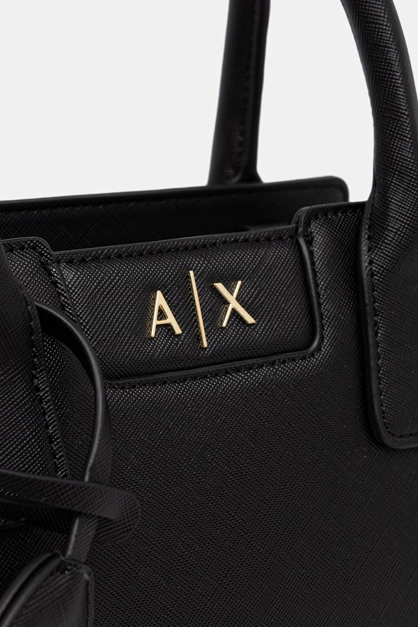 Сумка крос-боді жіноча Armani Exchange колір чорний фото 4