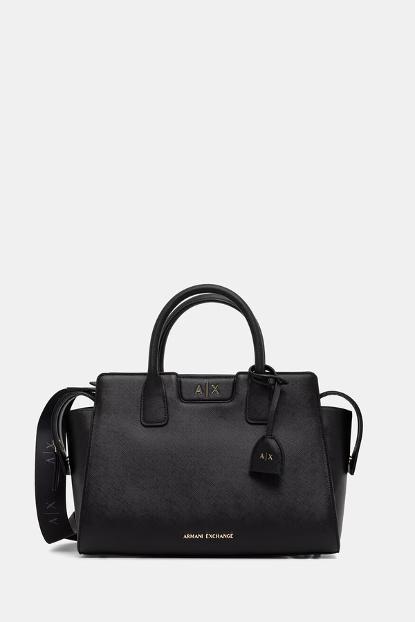 Сумочка женская из искусственной кожи Armani Exchange цвет черный
