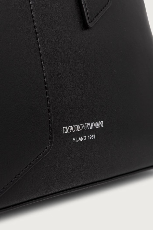 Сумочка жіноча зі штучної шкіри Emporio Armani колір чорний фото 4