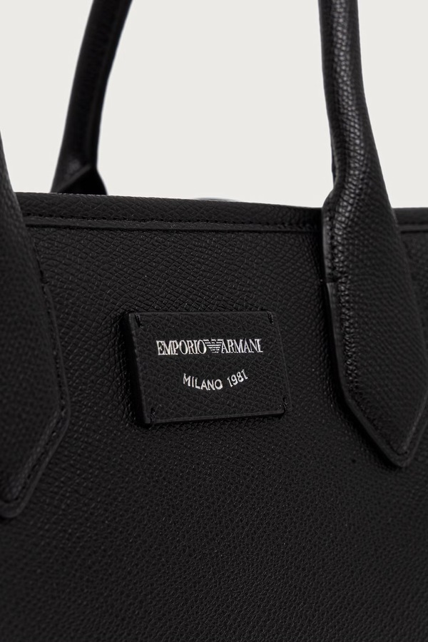 Сумочка жіноча зі штучної шкіри Emporio Armani колір чорний фото 4