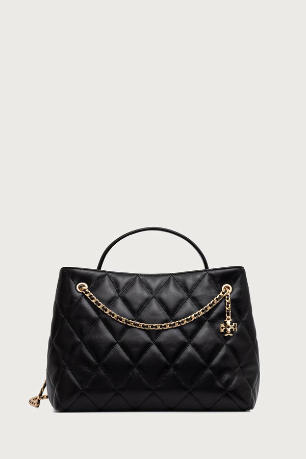 Сумочка жіноча шкіряна Tory Burch Fleming колір чорний