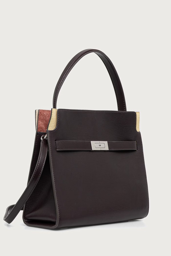 Сумочка жіноча шкіряна Tory Burch Lee Radziwill колір коричневий фото 2