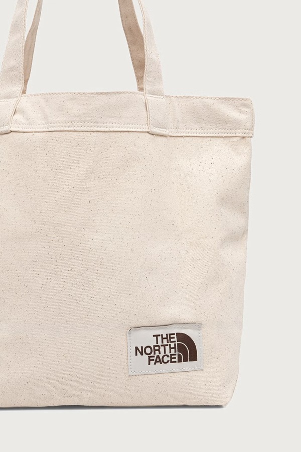 Сумка-шопер жіноча бавовняна The North Face Cotton Tote 17L колір бежевий фото 3