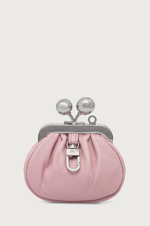 Сумка крос-боді жіноча шкіряна Weekend Max Mara DIOMEDE колір рожевий