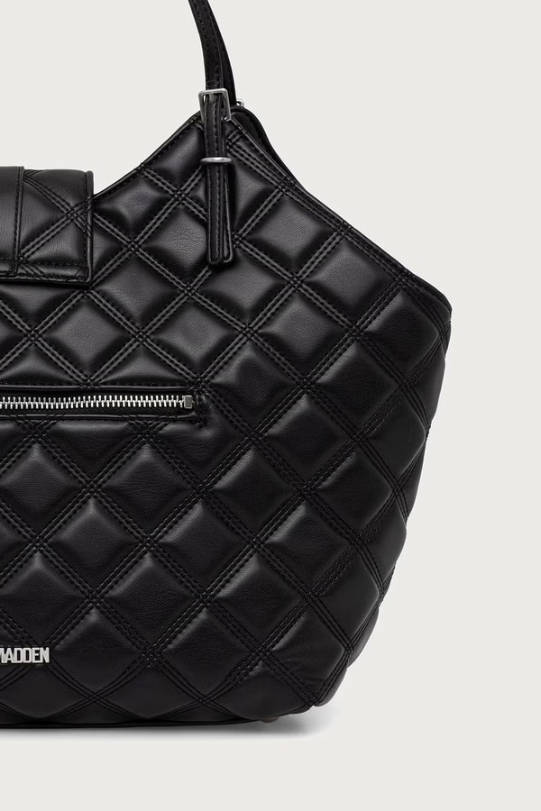 Сумка-шопер жіноча Steve Madden Bmckena колір чорний фото 3