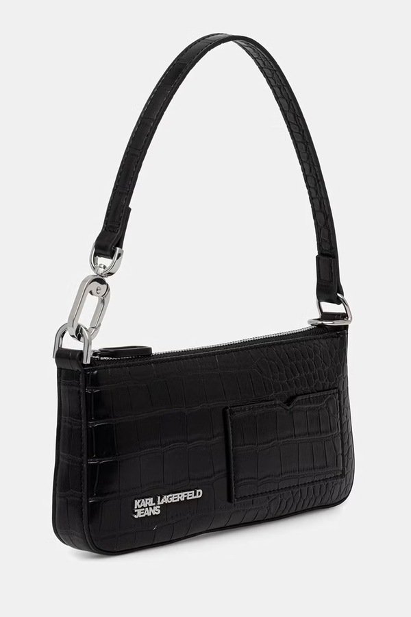 Сумочка женская из искусственной кожи Karl Lagerfeld Jeans цвет черный