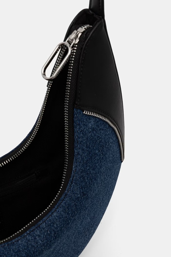Сумочка hobo жіноча Karl Lagerfeld Jeans колір темно-синій фото 4