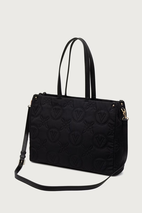 Сумка-шопер жіноча Valentino Bags PUFFY колір чорний фото 3