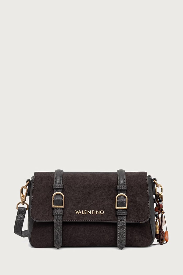 Сумка крос-боді жіноча з імітації замші Valentino Bags WINNIE WINTER колір сірий