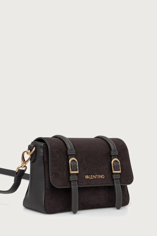 Сумка крос-боді жіноча з імітації замші Valentino Bags WINNIE WINTER колір сірий