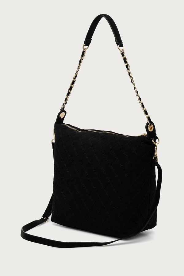 Сумочка жіноча з імітації замші Valentino Bags MAKENA колір чорний фото 2