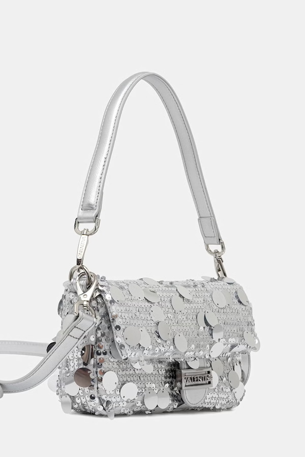 Сумка крос-боді жіноча Valentino Bags SLEET колір срібний
