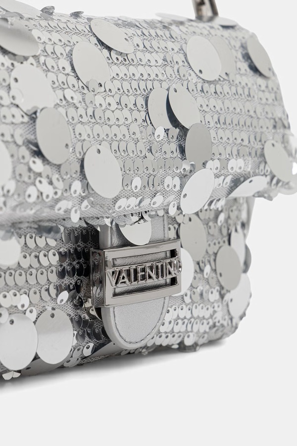 Сумка крос-боді жіноча Valentino Bags SLEET колір срібний фото 4
