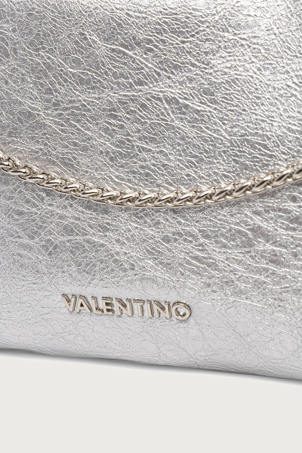 Сумка крос-боді жіноча зі штучної шкіри Valentino Bags LUMI колір срібний фото 4