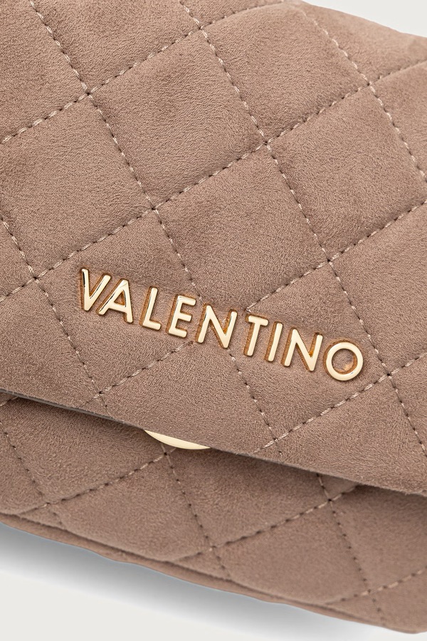 Сумка крос-боді жіноча з імітації замші Valentino Bags OCARINA SUEDE колір коричневий фото 4