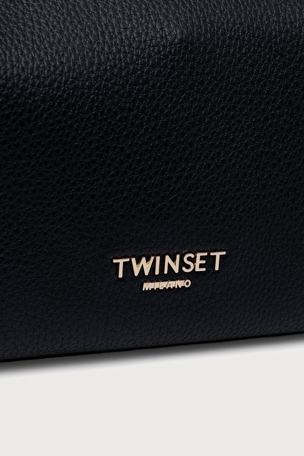 Сумка-тоут жіноча зі штучної шкіри Twinset колір чорний фото 4