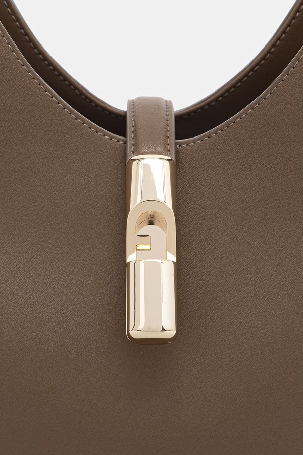 Сумочка hobo женская кожаная Furla цвет коричневый фото 2