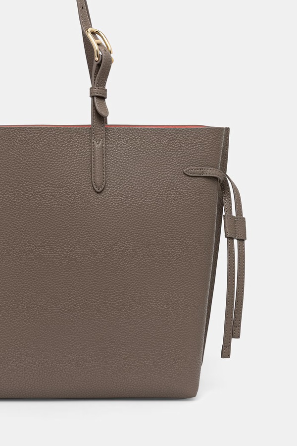 Сумка-шопер жіноча шкіряна Furla колір коричневий фото 2
