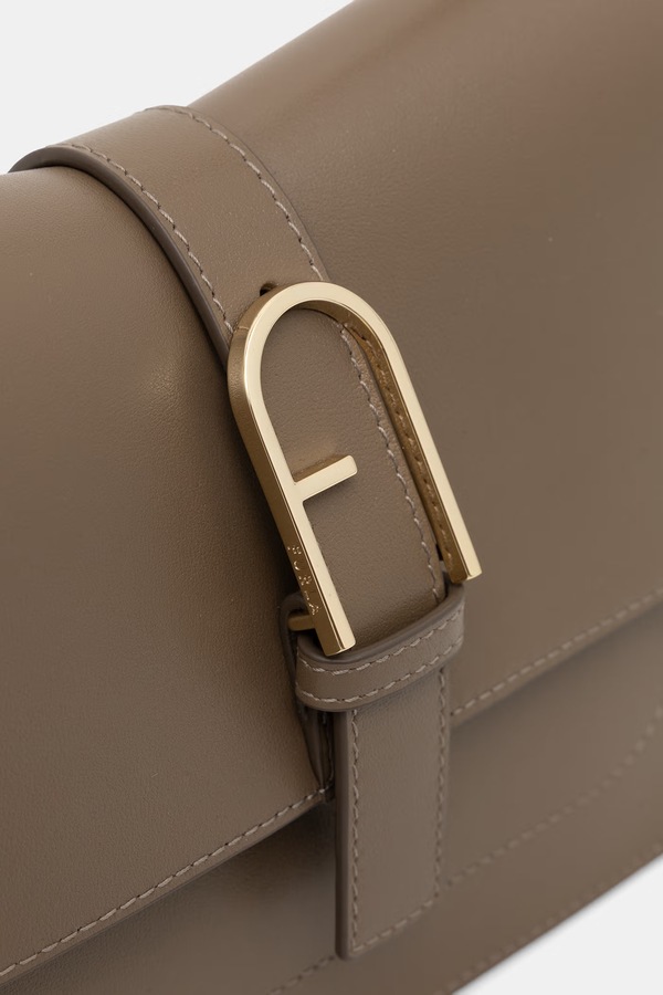 Сумка крос-боді жіноча шкіряна Furla колір зелений фото 4