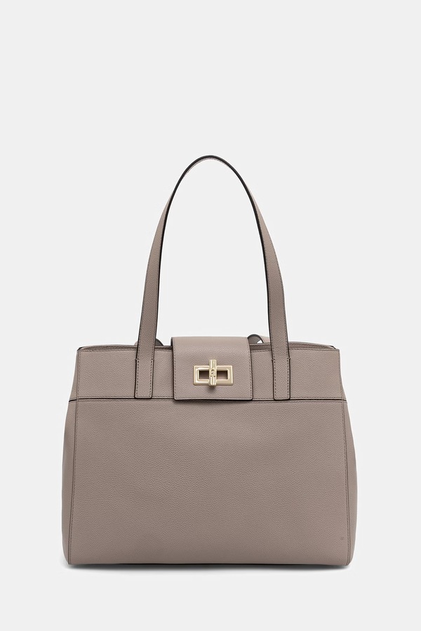 Сумка-шопер жіноча шкіряна Furla колір бежевий