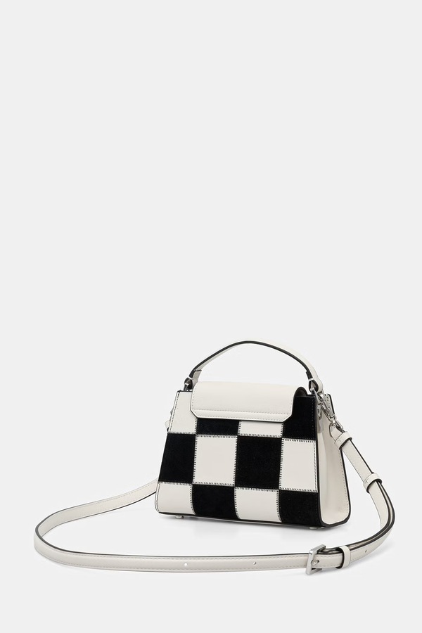 Сумка кросс-боди женская кожаная Karl Lagerfeld K/SIGNATURE цвет белый фото 2