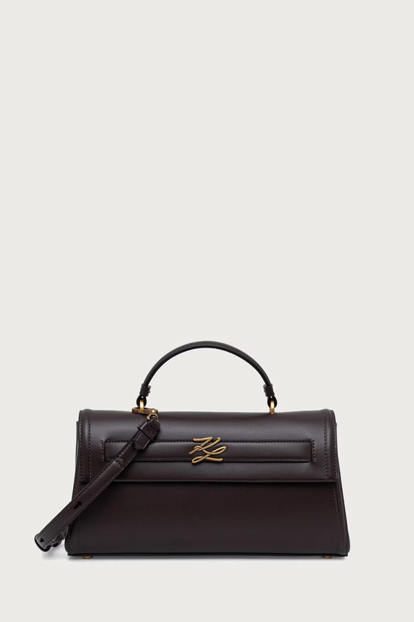 Сумочка женская кожаная Karl Lagerfeld K/AUTOGRAPH цвет коричневый