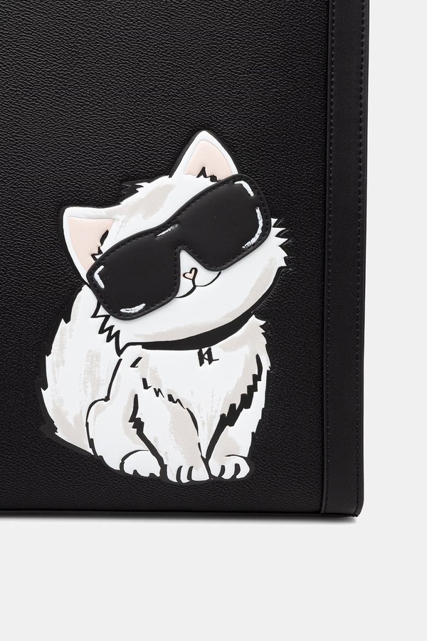 Сумка-шопер жіноча Karl Lagerfeld IKON колір чорний фото 4