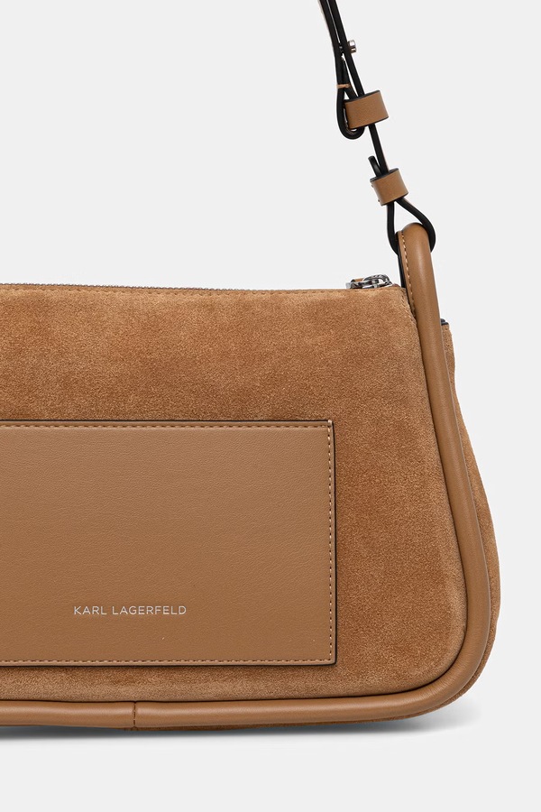 Сумка крос-боді жіноча Karl Lagerfeld K/AUTOGRAPH колір коричневий фото 2