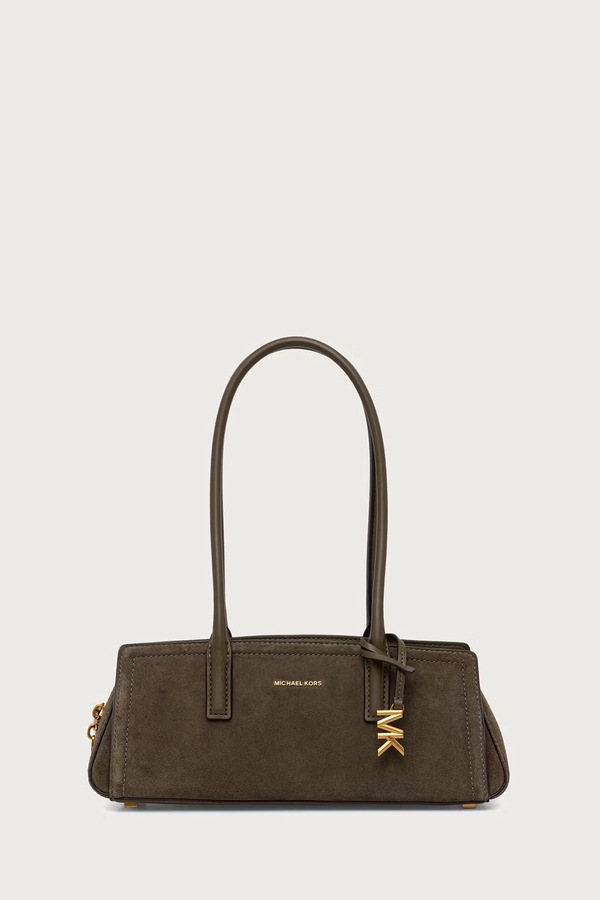 Сумка baguette жіноча замшева MICHAEL Michael Kors LAILA колір зелений