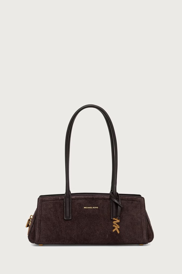 Сумка baguette жіноча замшева MICHAEL Michael Kors LAILA колір коричневий