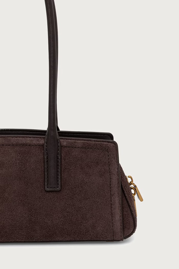 Сумка baguette жіноча замшева MICHAEL Michael Kors LAILA колір коричневий фото 3