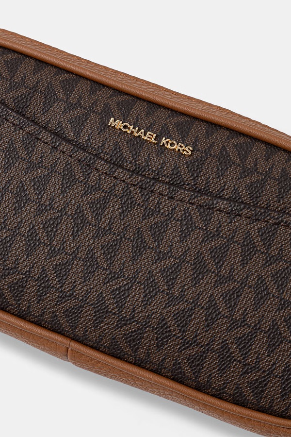 Сумка крос-боді жіноча зі штучної шкіри MICHAEL Michael Kors May колір коричневий фото 4