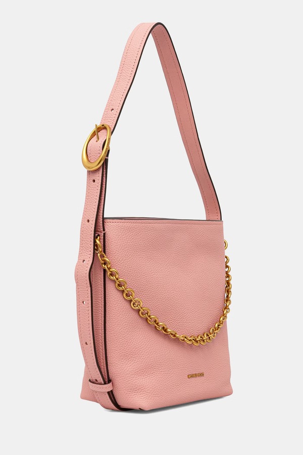 Сумочка жіноча шкіряна MICHAEL Michael Kors Nolita колір рожевий