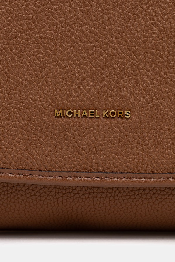 Сумка крос-боді жіноча шкіряна MICHAEL Michael Kors Holmes колір коричневий фото 4