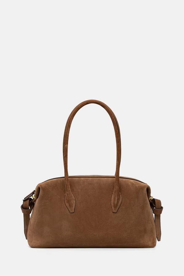 Сумочка женская замшевая Yuzefi BRIOCHE DUFFLE цвет коричневый